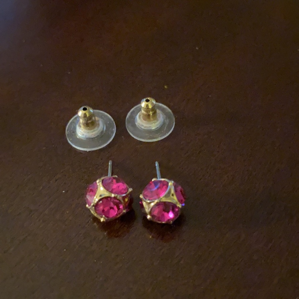 Kate Spade ♠️ pink and gold earrings